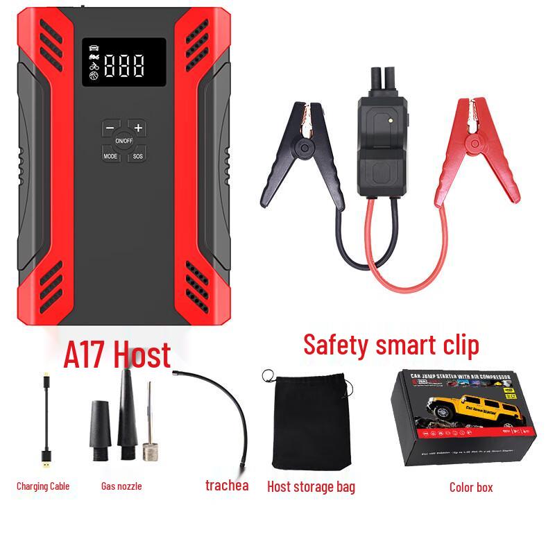 OLOMM A17 2000A Jump Starter with Air Compressor Standard