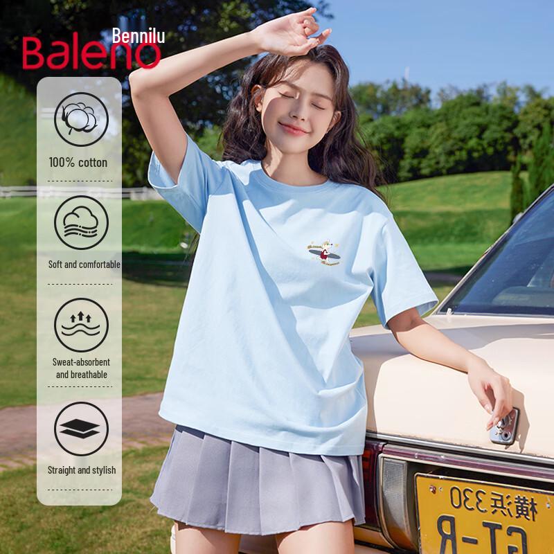 

Baleno Women s Surfing Puppy Pure Cotton T-Shirt XL