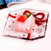 Stylish Glass Cake Storage Bowl Multifunctional Candy Tray Afternoon Tea Cake Plate Adorned With Red Bowknot