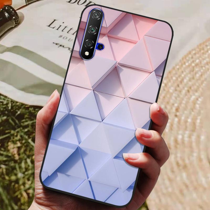 Für Huawei Nova 5T Hülle Wolf Cartoon Silikon Weiche TPU Rückseite Für Huawei Nova 5T Handyhüllen Nova5T YAL-L21 Fundas Coque