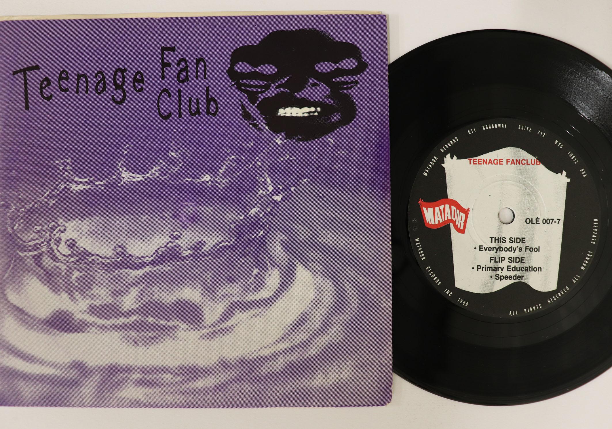 

7inch Record TEENAGE FANCLUB Everybodys Fool OLE0077 MATADOR 1990 US Rock Used