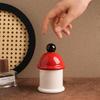 Beihanmei Ceramic Toothpick Holder & Swab Jar: Cute, Creative Storage for Living/Dining Room.