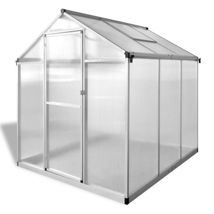 Serre - vidaXL - 3,46 m² - Aluminium renforcé - Résistante aux UV - Isolation thermique