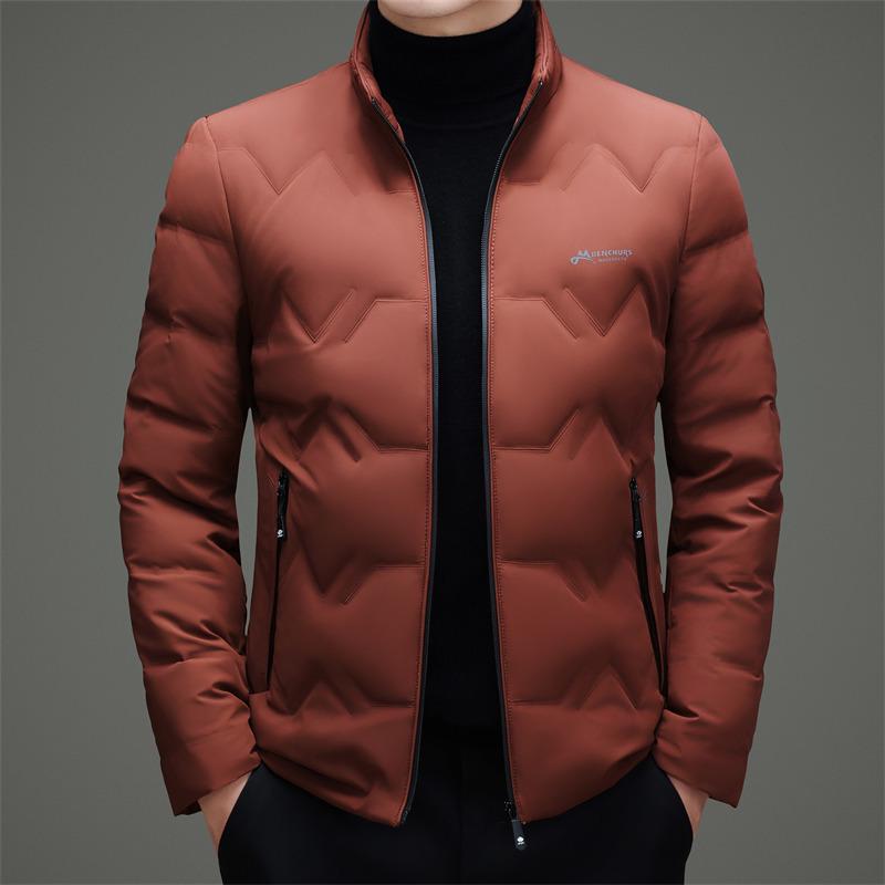 Men's Winter Business Casual Stand Collar Down Jacket - 2025 Edition, Thickened & Lightweight Fashionable Outerwear