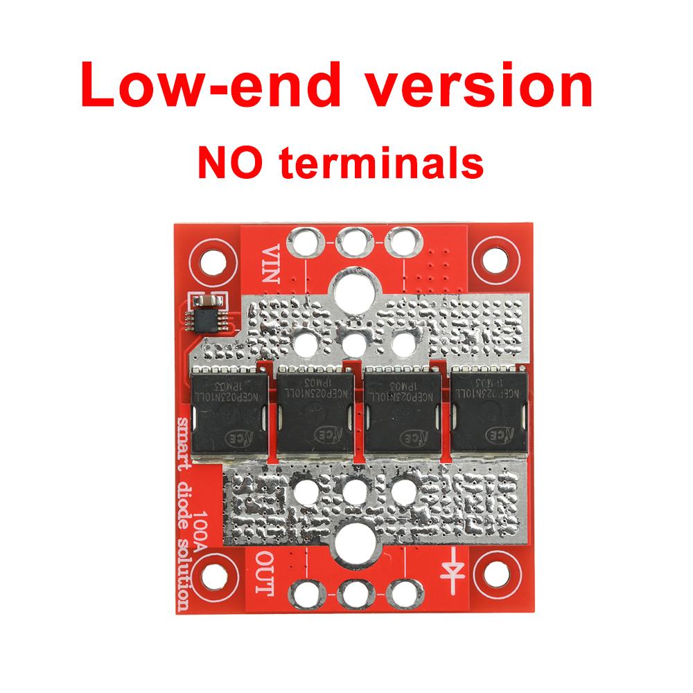 

100A Ideal Diode Module No Ground No Forward Voltage Limit Anti Backflooding Anti Reverse Charging Module Without/With Terminals