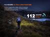 fenix HL12R 500 Lightweight IP66 Waterproof V2.0 Headlamp, USB-C Rechargeable, Built-in Lumens, 72.5g, (Gray)