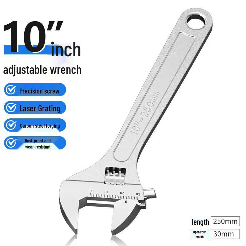 Feiluan 10-inch Adjustable Wrench