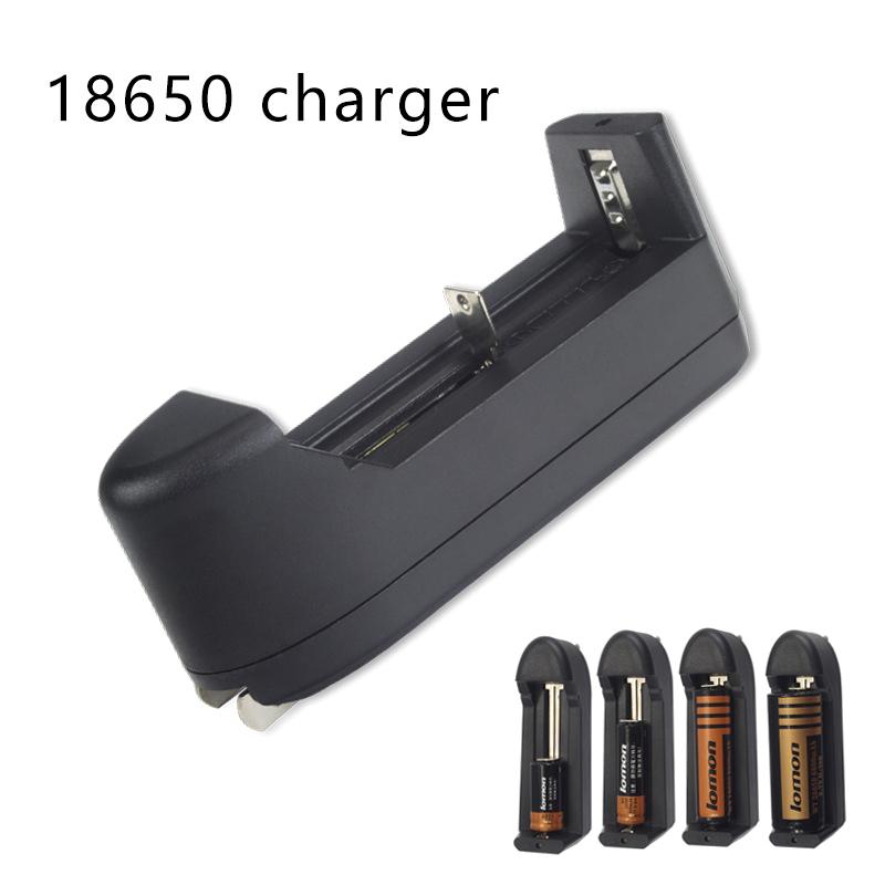 

3.7V 18650 16340 14500 18350 Li-Ion Rechargeable Battery Single Slot Automatic Charger Eu Universal Charger onesize