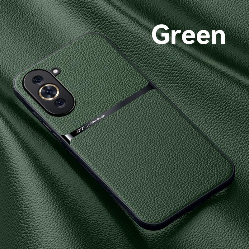 

Чехол для Hauwei NOVA 10, магнитный автомобильный держатель, силиконовый чехол для телефона Huawei Nova 10 Pro 10Pro Nova10Pro, роскошная кожаная задняя крышка For NOVA 10 Pro