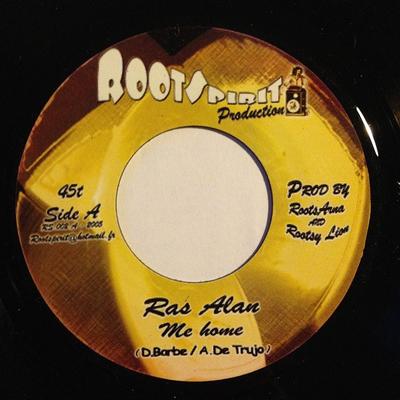 7 hüvelykes lemez RAS ALAN - Me Home RS002 Rootspirit Prod 2006 Franciaország Reggae, Ska & Dub Használt