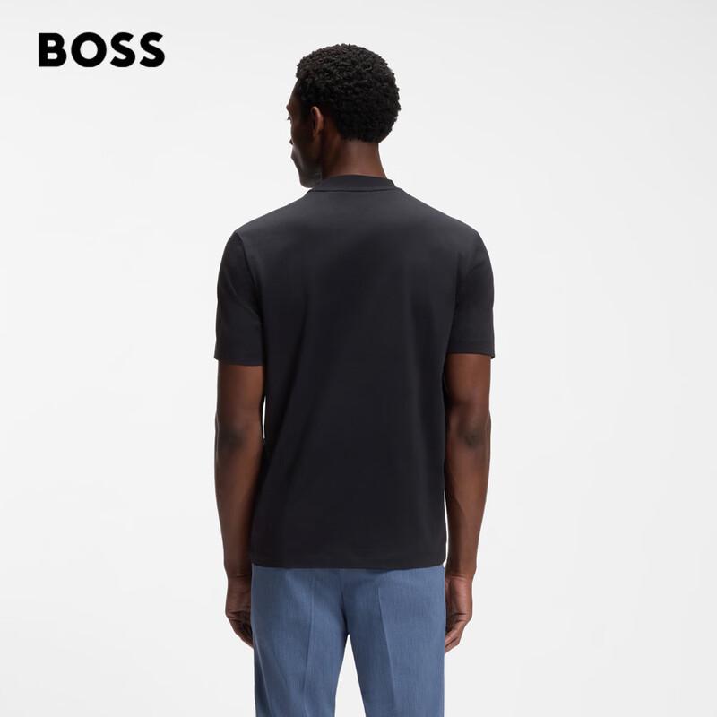 BOSS Men's Striped Art Cotton T-Shirt