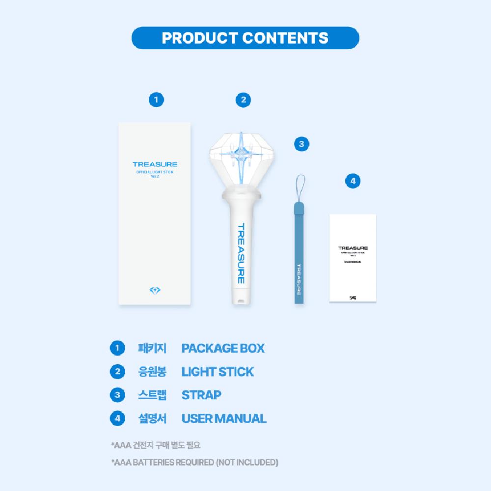 TREASURE Offizieller Leuchtstab Version 2