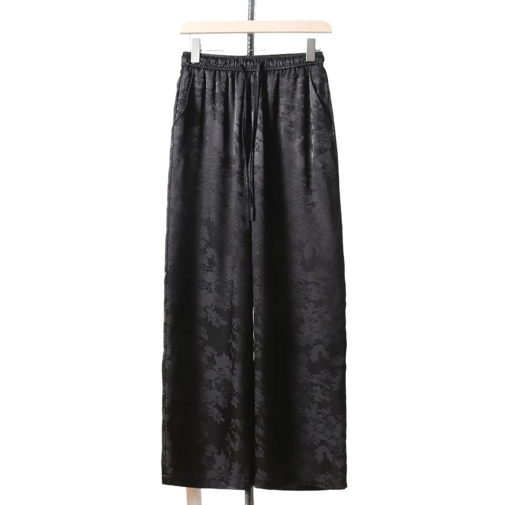 Damen High-Waist Jacquard Straight-Leg Hose - Locker, Schlankmachend, Lässige Frühling/Sommer-Bekleidung für Frauen mittleren Alters.