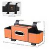 Back Seat Car Organizer Tissue Holder With Hooks Automotive Seat Back Organizers For Truck Travel Toddler Women Kids Men Trip