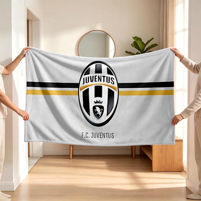 Juventus Fc (14) Flannel Blanket a Soft Accent for the Bedroom and Living Room and a Cozy Home Gift