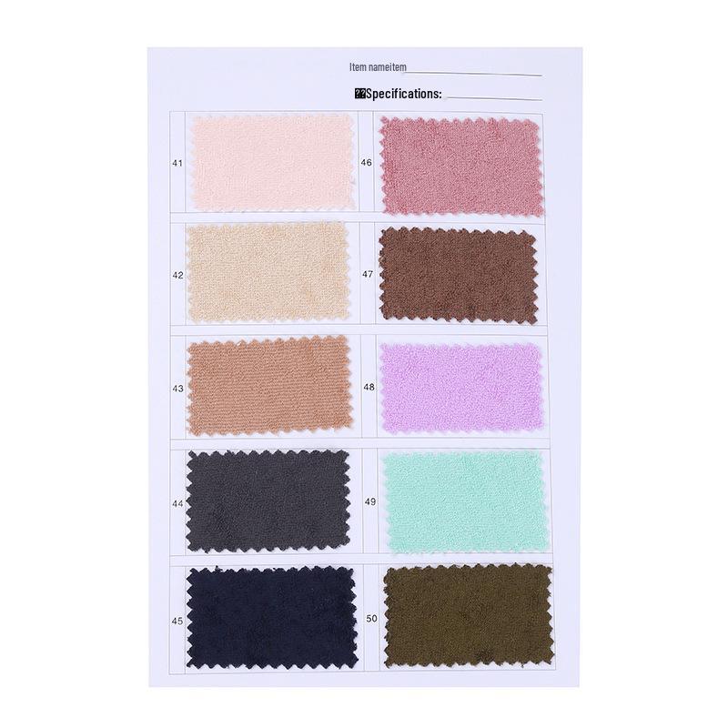 Single-Sided Terry Knit Polyester Terry Cloth for Pajamas, Bathrobes, and Toys