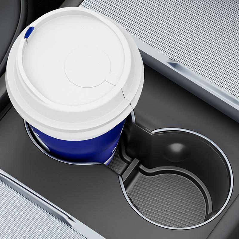 Silicone Center Console Cup Holder Coaster for Tesla Model 3/Y (Updated Version)