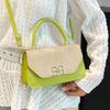 Trend bag women's bag 2025 summer new fashion simple underarm bag foreign style personalized shoulder crossbody small square bag