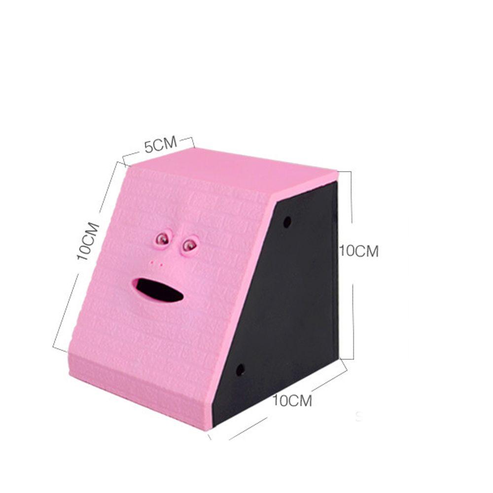 Eating Coin Plastic Cute Home Decoration Creative Automatic Piggy Banks Money Safe Box Face Bank Coin Box