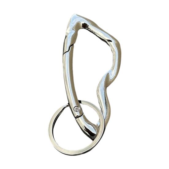 Keychain Hook Durable Spring Movement Handmade Knotted Pendant Handcrafted Rotating Rope Hook Keyring Accessory
