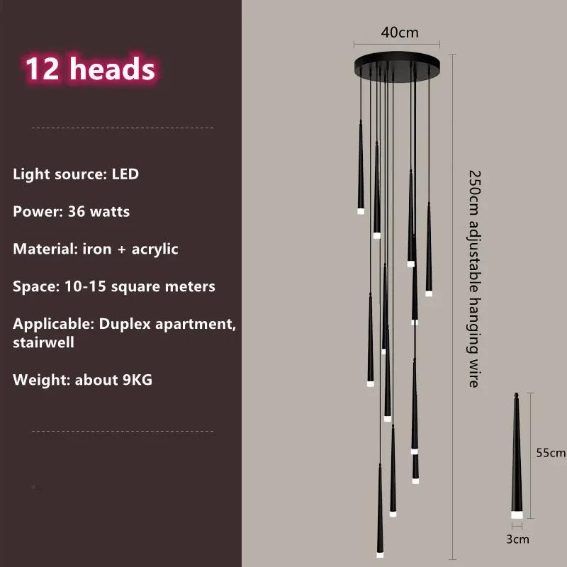 Nordic Led Pendant Lamp Long Downlight Kitchen Restaurant Bar Chandelier Decorative Chandelier Bedside Chandelier Ceiling Lights