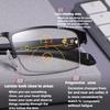 Modische progressive multifunktionale Lesebrille für Herren Ultraleicht Intelligent Bequem Fernsichtbrille +1.0 bis +4.0