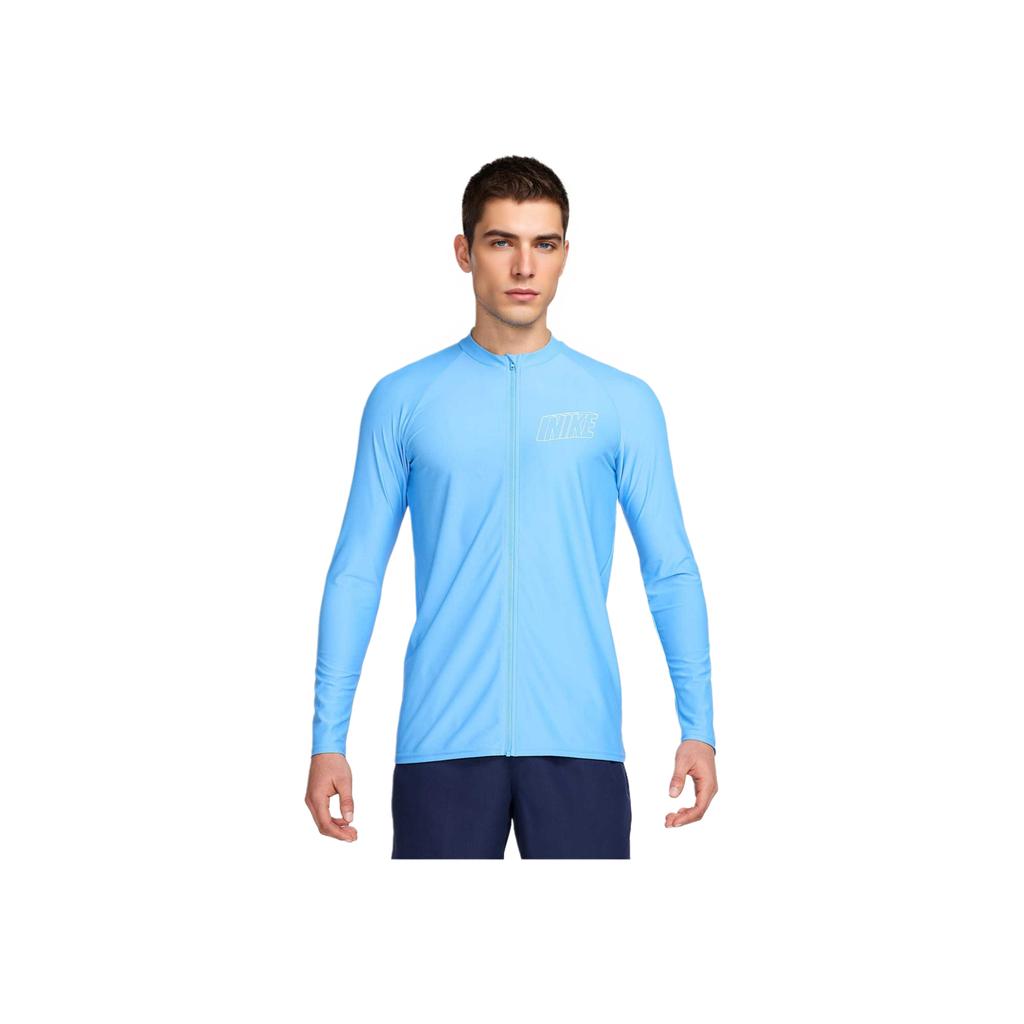 Nike Swim 3-D Soft Comfortable Versatile Fashion Solid Color Jacket Men Jacket Blue FZ6161-412