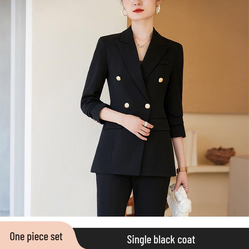 

Женский синий костюм: Весна/Осень 2023 Профессиональная мода для работы и собеседования L