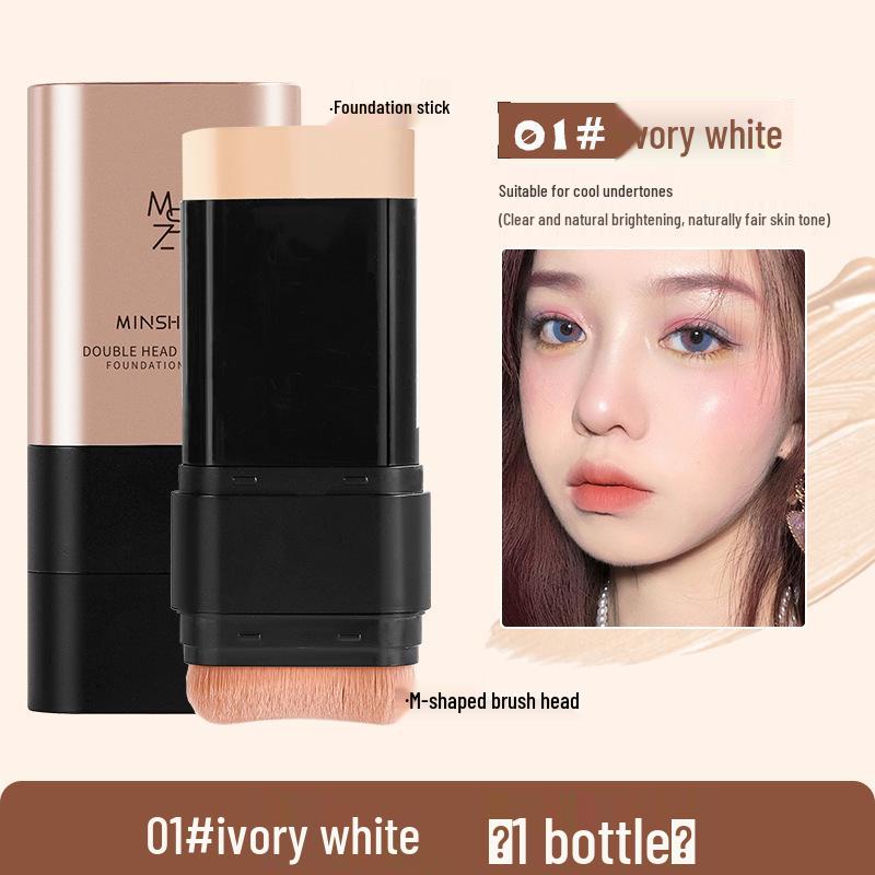 

Стойкий тональный крем и консилер в стике с двумя аппликаторами Mingxizhi 14g