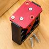 8 Holes Dowel Maker Jig Adjustable Wear Resistant Dowel Cutter Plate Aluminum Alloy Precision Electric Drill Milling Dowel DIY