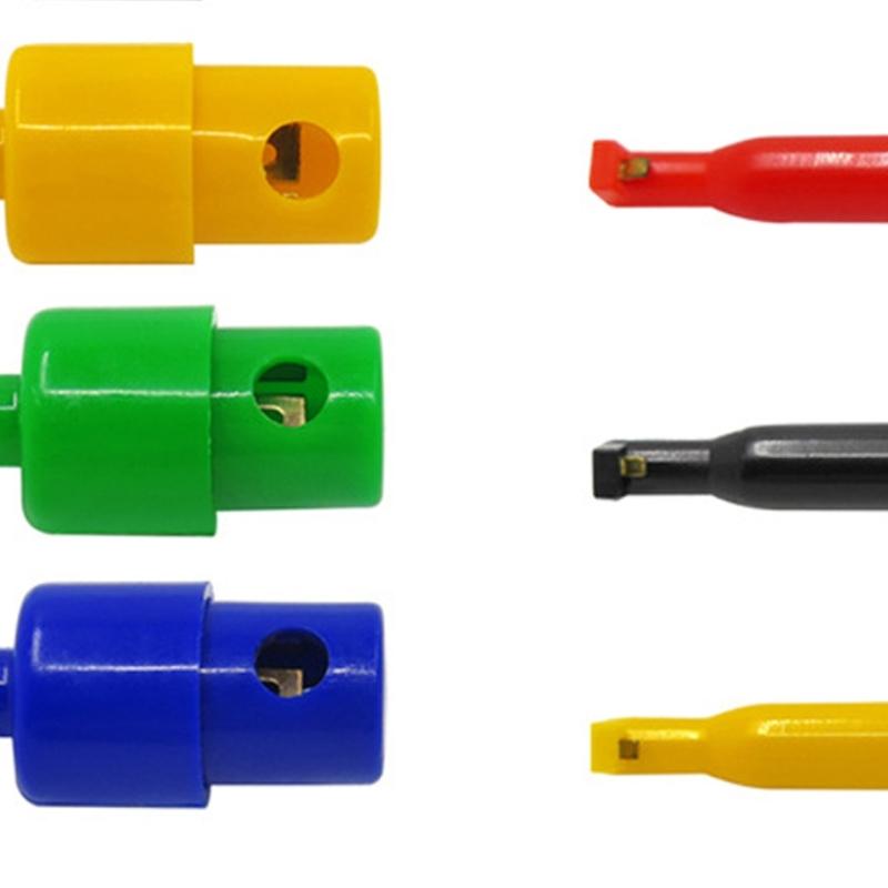 Accuracy Circuits Testing Hook with Spring Action Clip Strong Plastic Test Clip Set For Hands Without Electronics Repair