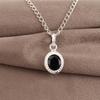 Black Onyx 925 Solid Sterling Silver Pendant, Handmade Gemstone Jewelry Pendant For Memorial Day