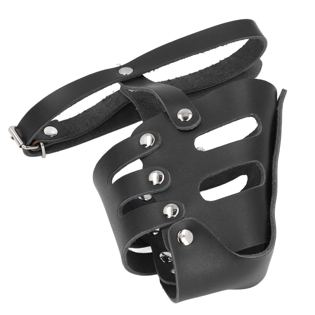 Dog Muzzle Anti Biting Chewing Breathable Adjustable Reinforced Easy To Use Dog Cage Mouth Cover for