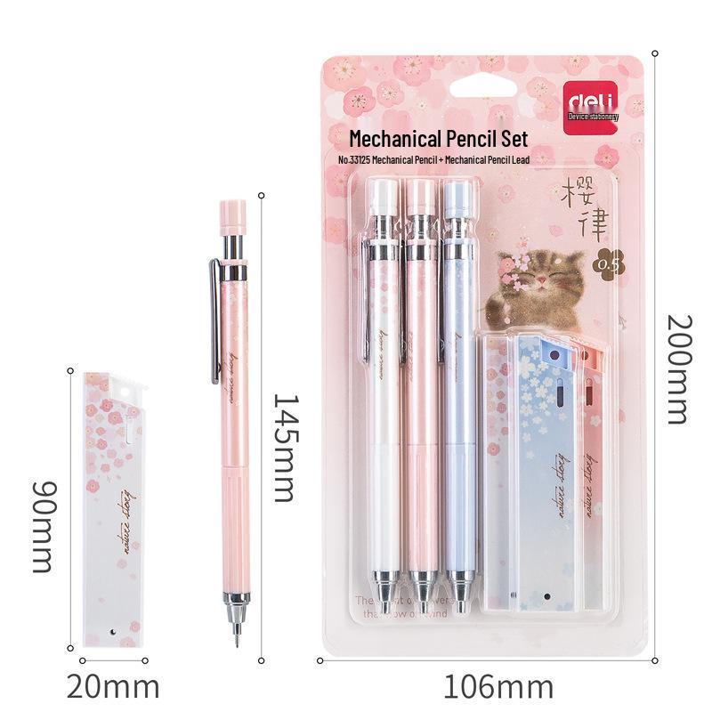 Yinglv Breakage-Proof Mechanical Pencil Set - Cute, High-Value Styles for Students (0.5 & 0.7 mm)