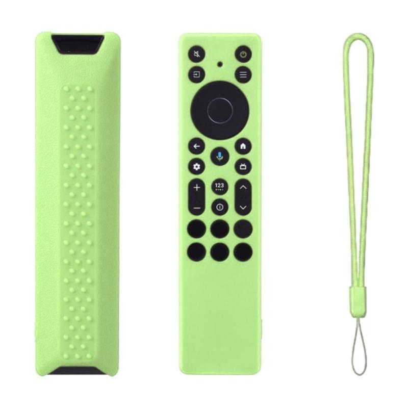 Präzise Passform Silikon Fernbedienungshülle für RC923A FMB1/RC813A FMB1,QM6K Modelle Stoßfest Rutschfest Schutzhülle