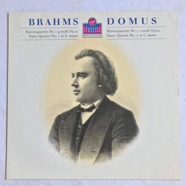 

LP Record JOHANNES BRAHMS DOMUS QUARTETT Klavierquartett Nr. 1 GMoll Op. 25 VC7907091 Virgin Classics Germany Classical Used