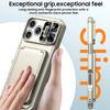 RFID Blocking Wallet Case with Card Holder Sliding Camera Cover and Kickstand for iPhone 18 Pro Max iPhone 17 Pro Max-Titanium