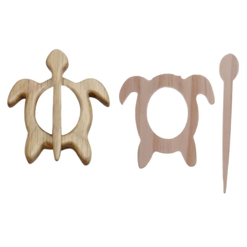 Schönes Design Holz Brosche Anstecknadel Verschiedene Tiere Schal Pin für Damen Mädchen Lustiger Schal Pin Schal Schnalle Clips Schmuck
