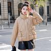 Short bread jacket 2025 new Korean cotton jacket women's thickened stand-up collar warm casual and versatile temperament winter jacket