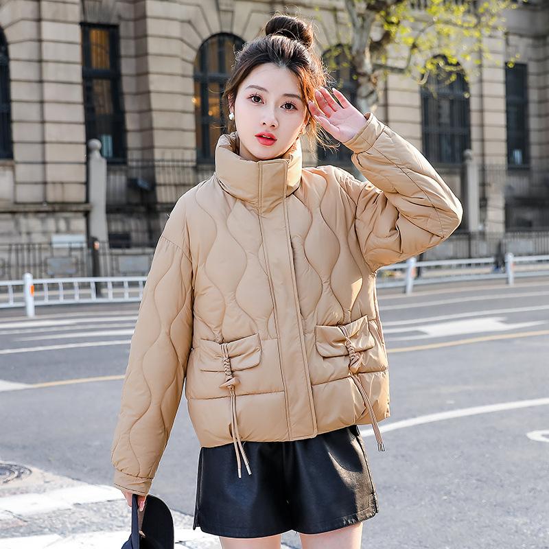 Short bread jacket 2025 new Korean cotton jacket women's thickened stand-up collar warm casual and versatile temperament winter jacket