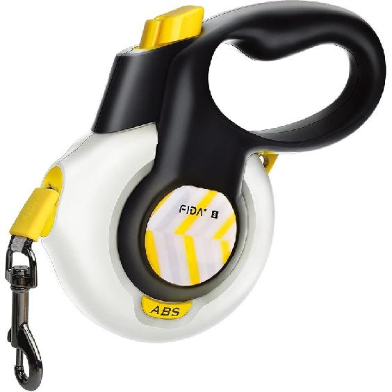 Fida AutoBrake Retractable Dog Leash. Advanced Patented Design for Dog Pulling, 16 ft Heavy Duty No Pull Pet Walking Leash for Extra Large Breeds. Small, 16ft