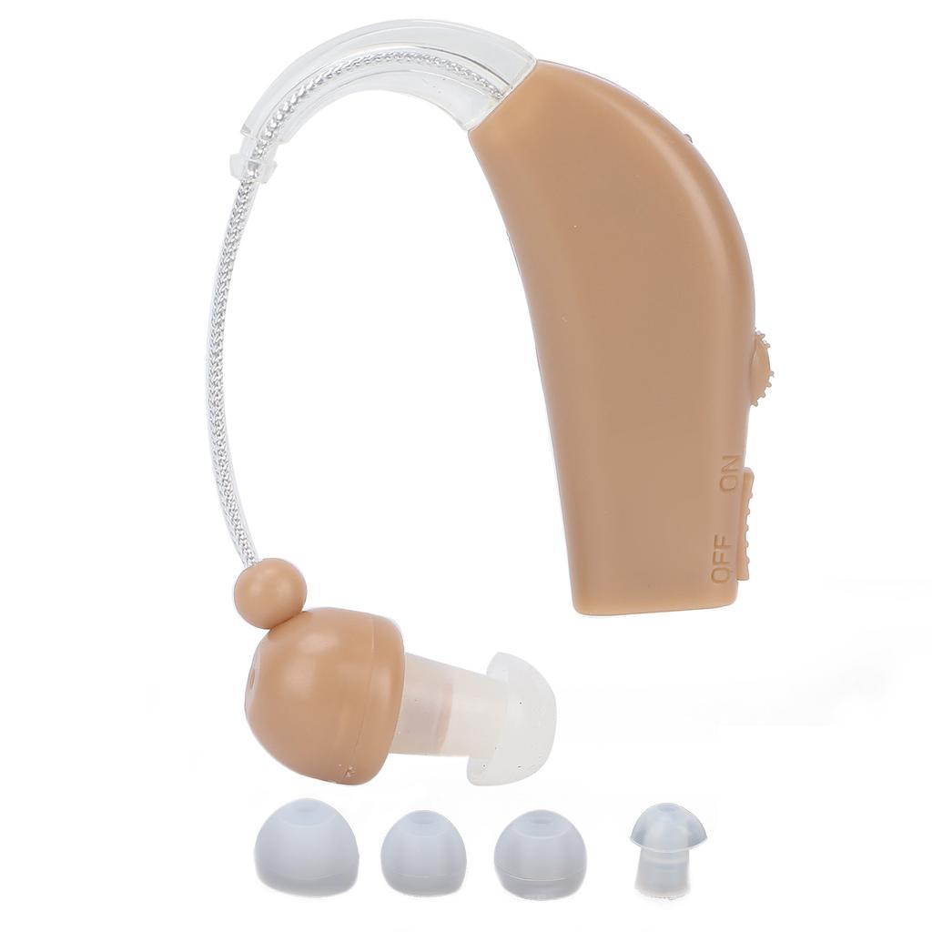 Elderly Hearing Aids Soft Silicone Rechargeable Ear Sound Enhancer USPlug