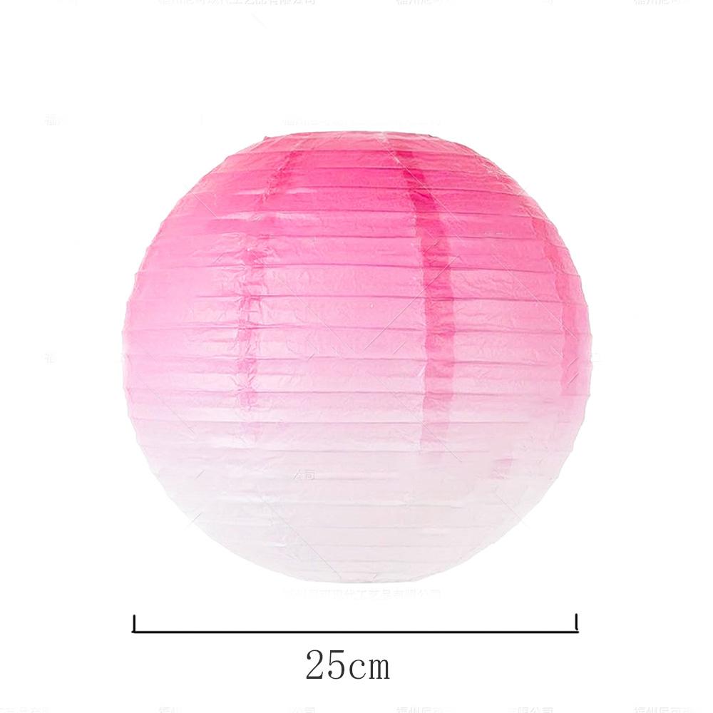 Verlaufende Laternenkugel mit Faltpapier für Hochzeit, Geburtstag, Sommerparty-Hintergrund, hängende Ornamente, Dekorationszubehör