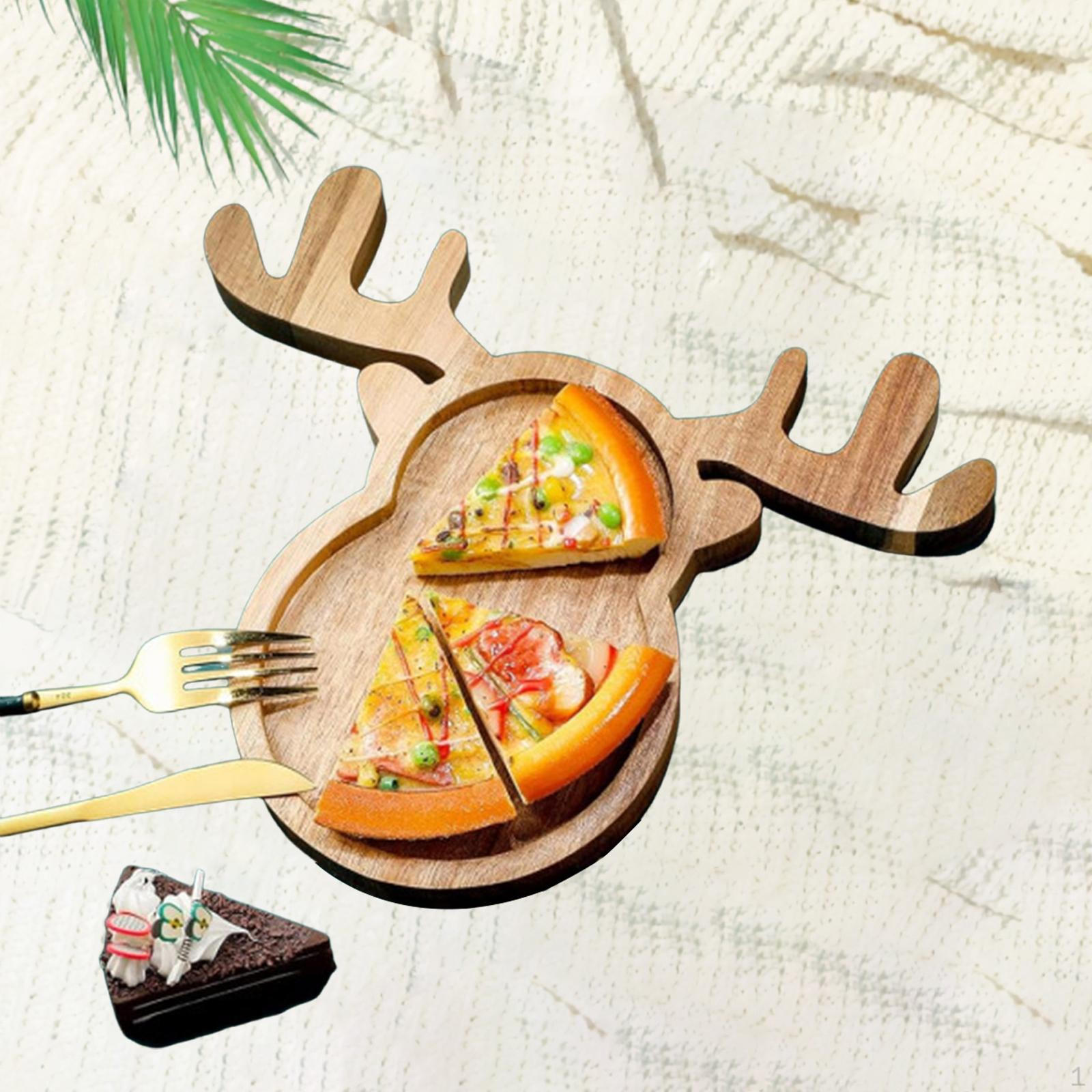 

Рождественский ужин Тарелка Доска Посуда Закуски Поднос Еда для Стола Бар Christmas Elk