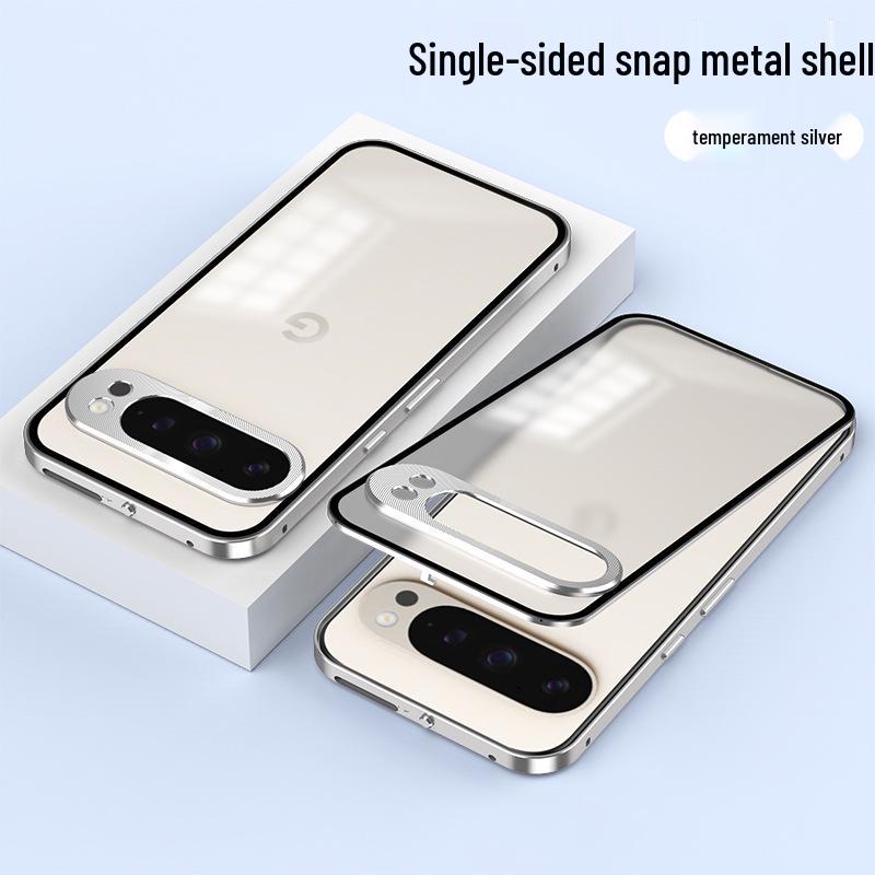 Google10Pro XL Frosted Back Panel & Metal Phone Case Combo