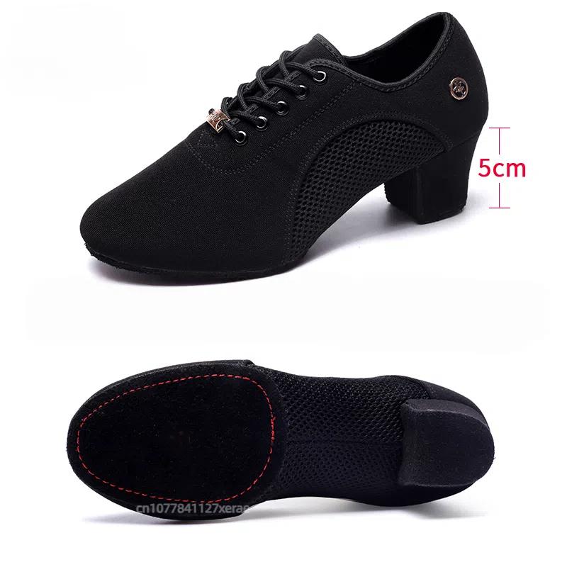 

Oxford Cloth Professional Latin Dance Shoes Female Adult Soft Bottom Friendship Teacher Group Dance Shoes Body Training 28
