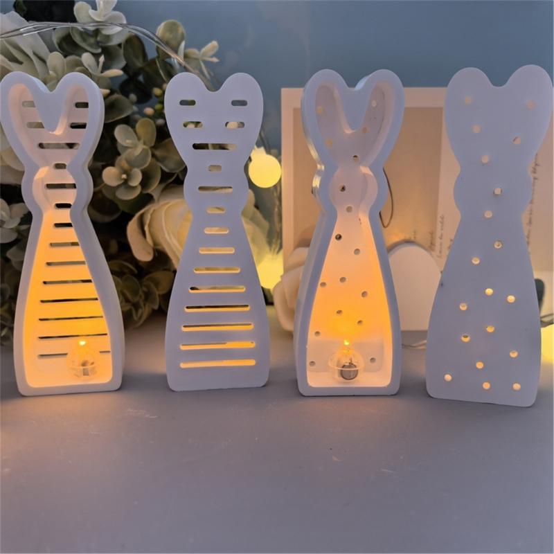 Standing Hare Silicone Candle Molds Multipurpose Silicone Mould for Making Candle Soap Chocolate Fondant Resin Casting
