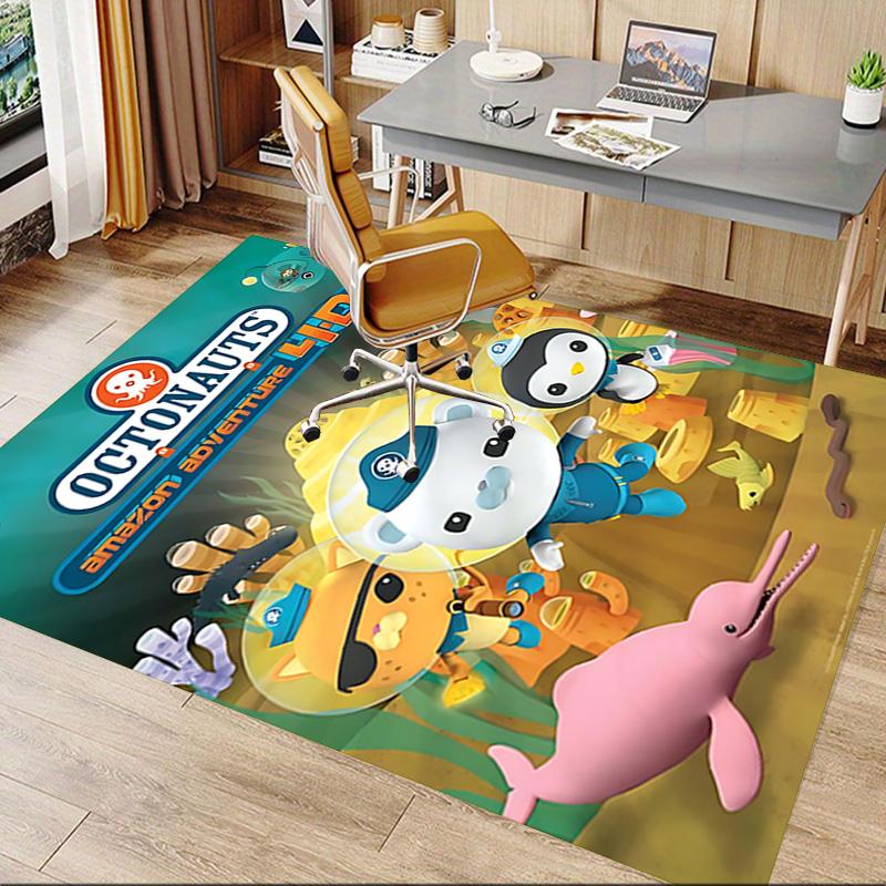 Octonauts Adventure Underwater World Carpet For Playroom Bedroom Living Room Sofa Home Decorkids Game Area Rug Nonslip Floor Mat