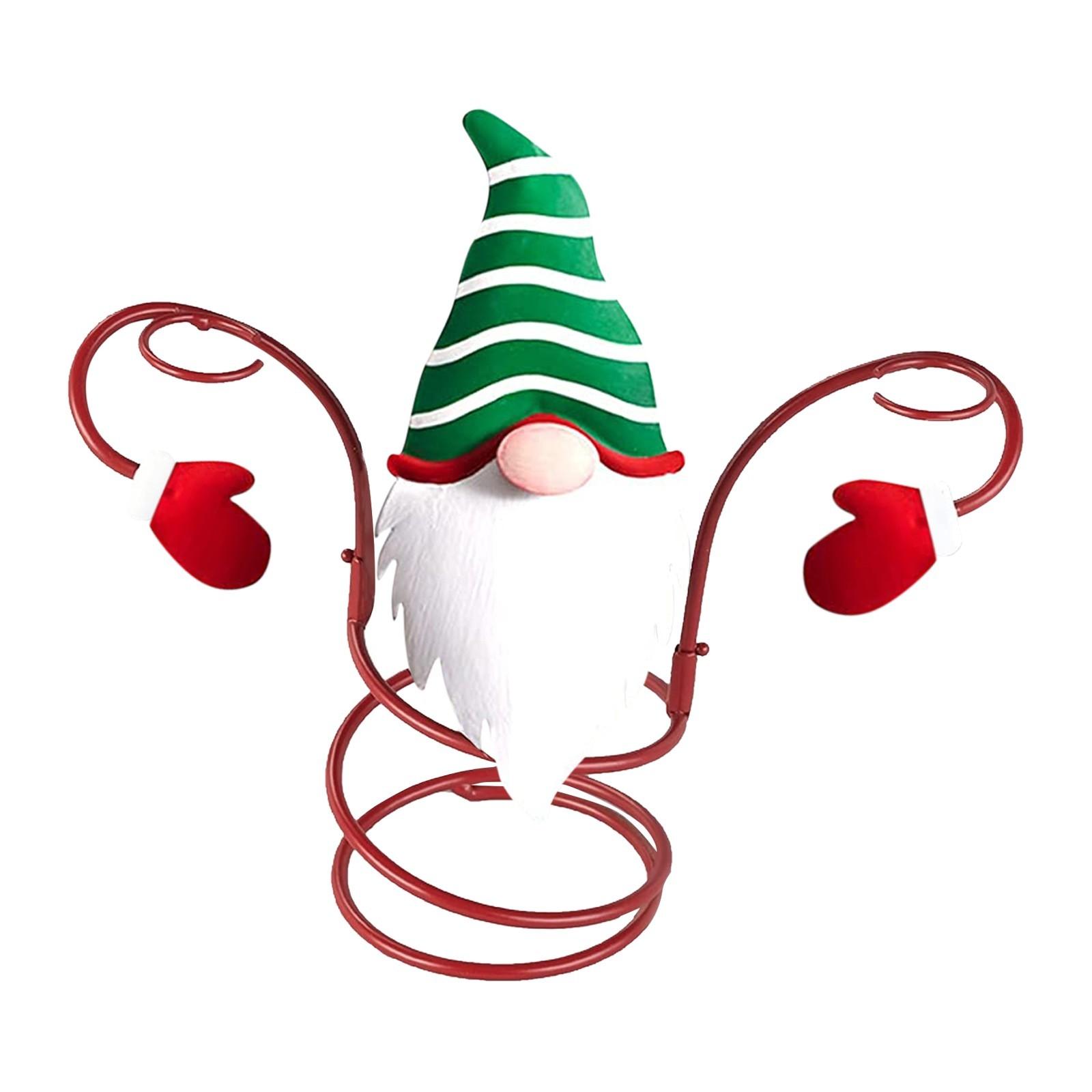 

Праздничные держатели для бутылок вина, рождественская тема, органайзер, стойка, украшение для домашнего рабочего стола в виде гнома One Size