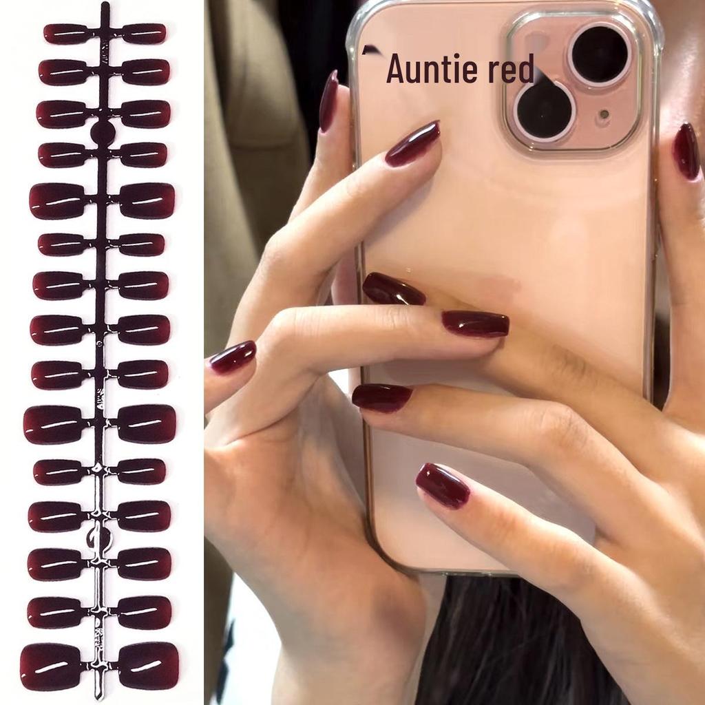 Blush Gradient Nail Tips - Semi-finished, Wearable, Long & Short Styles for Nail Salon Art